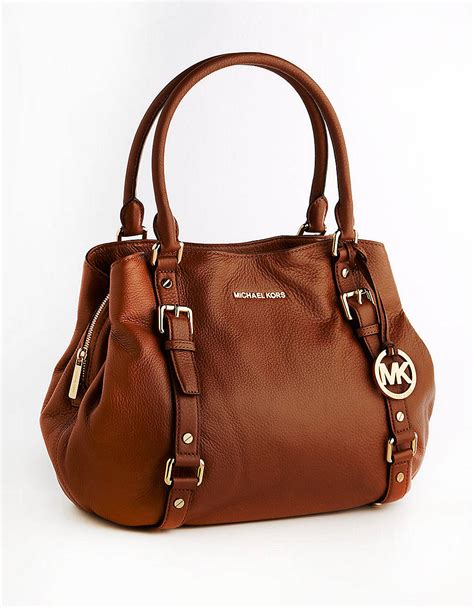 michael kors leather satchel purse